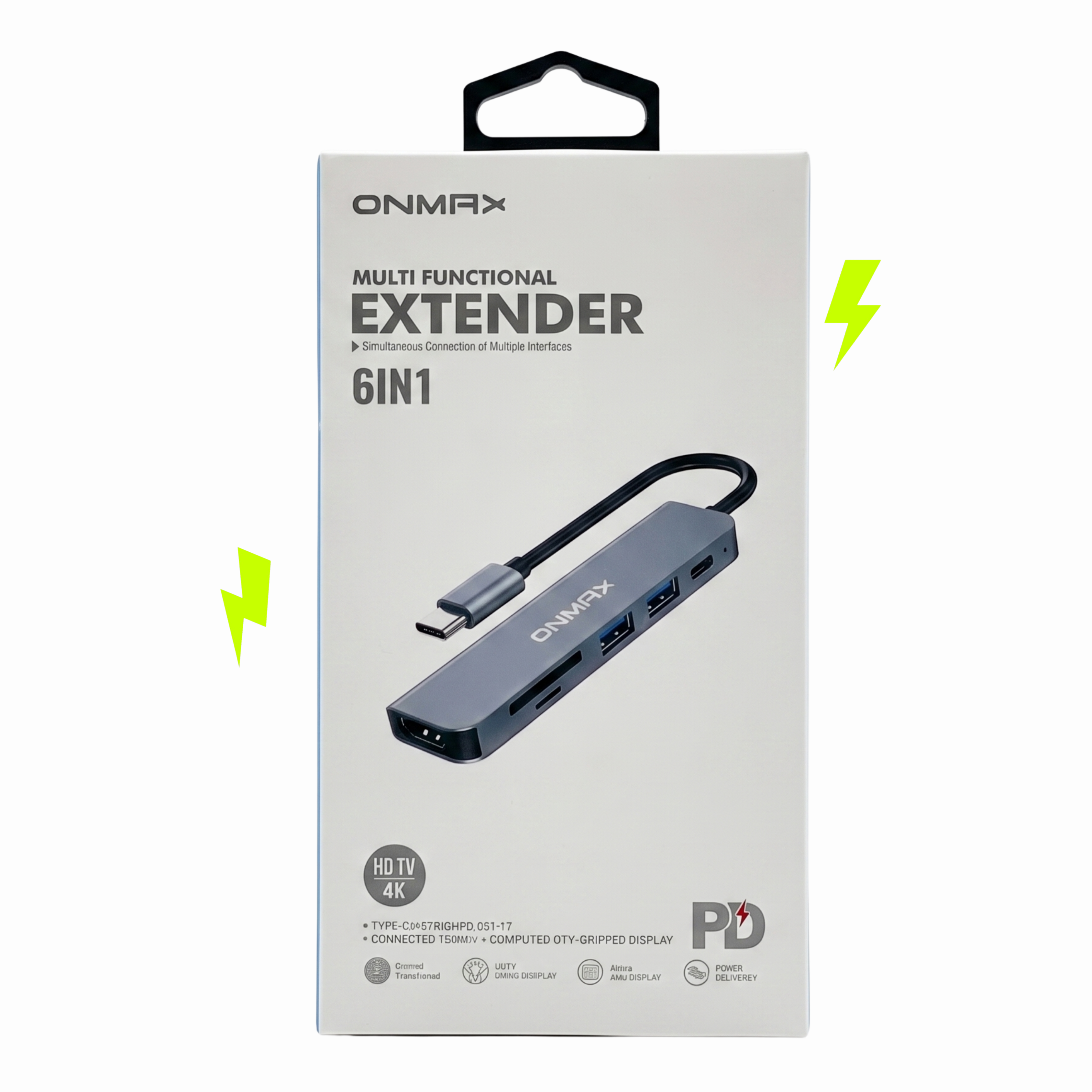 6-in-1 USB-C Multi-Functional Extender